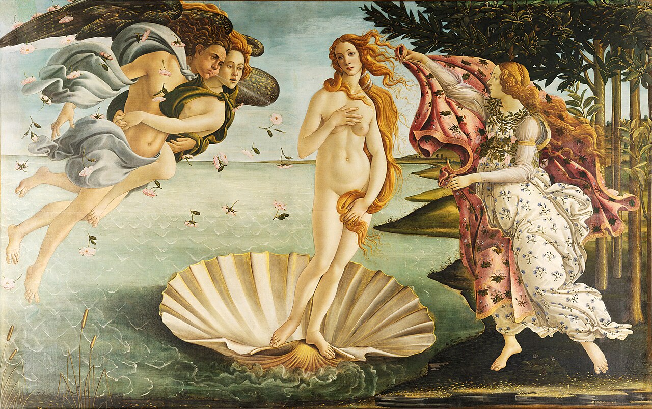 El nacimiento de Venus, Botticelli